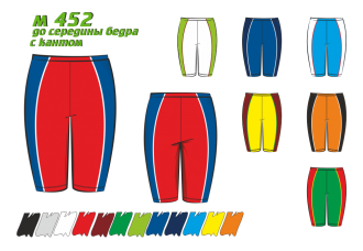 Тайсы 452 до середины бедра с кантом 